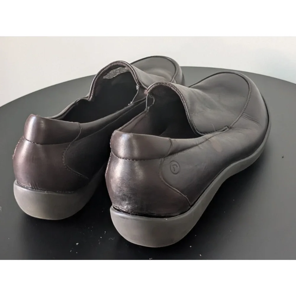 Womens/Ladies Brown Rockport Leather Upper Shoes 7W Used